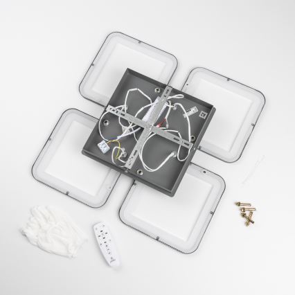 Brilagi - LED prigušiva plafonska svetiljka SQUARED LED/85W/230V 3000-6500K + daljinski upravljač