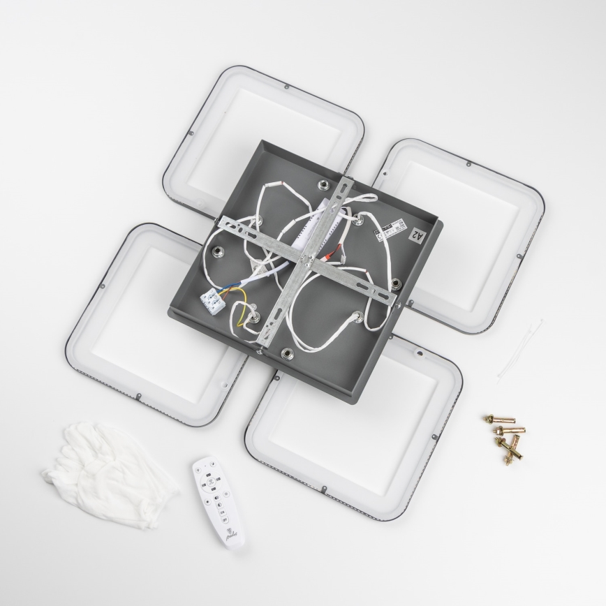 Brilagi - LED prigušiva plafonska svetiljka SQUARED LED/85W/230V 3000-6500K + daljinski upravljač