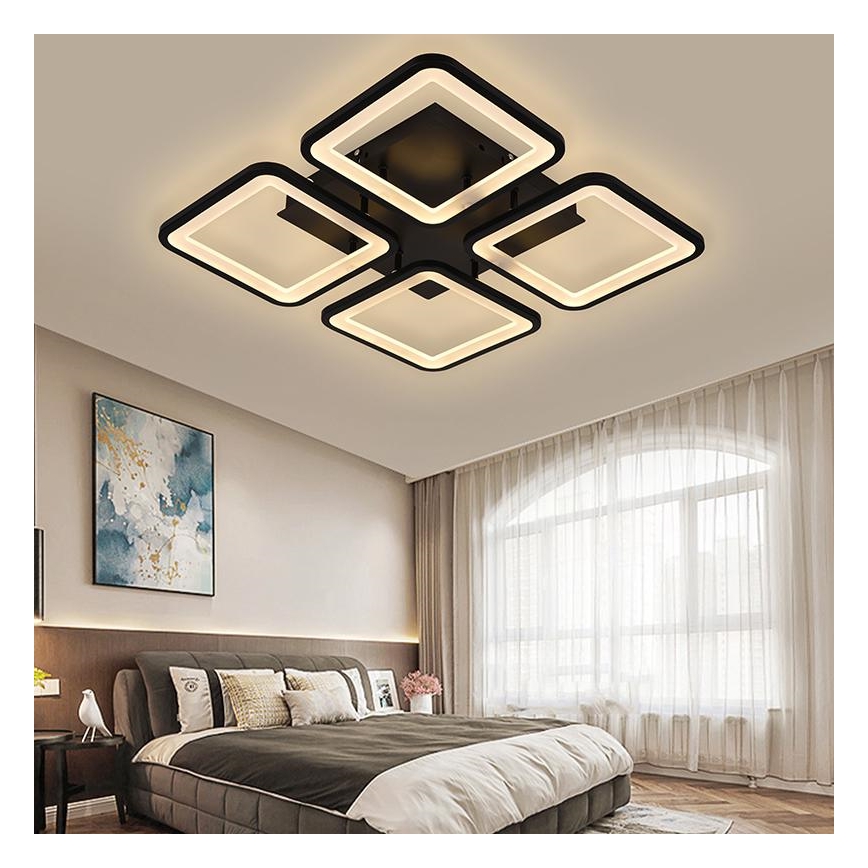Brilagi - LED prigušiva plafonska svetiljka SQUARED LED/85W/230V 3000-6500K + daljinski upravljač