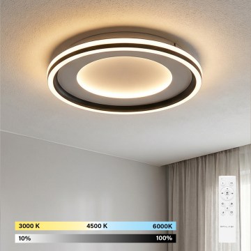 Brilagi - LED prigušiva plafonska svetiljka TRIVARO LED/72W/230V 3000-6000K prečnik 40 cm + daljinski upravljač