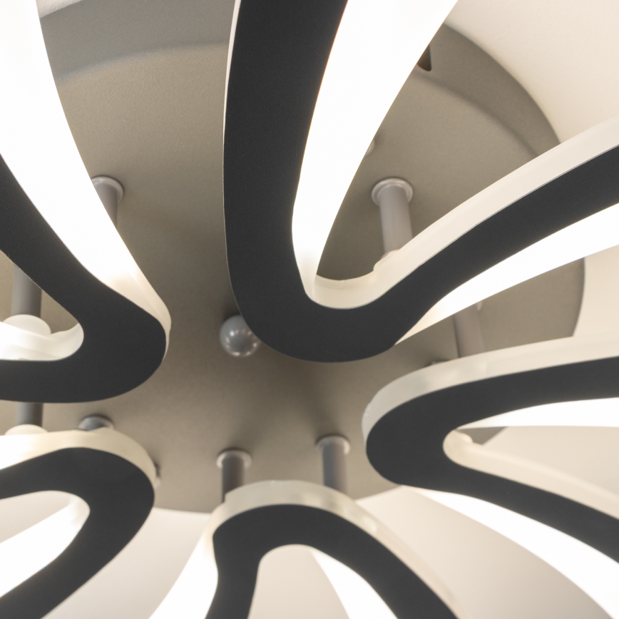 Brilagi - LED prigušiva plafonska lampa TWIST LED/55W/230V 3000-6500K antracit + daljinski upravljač