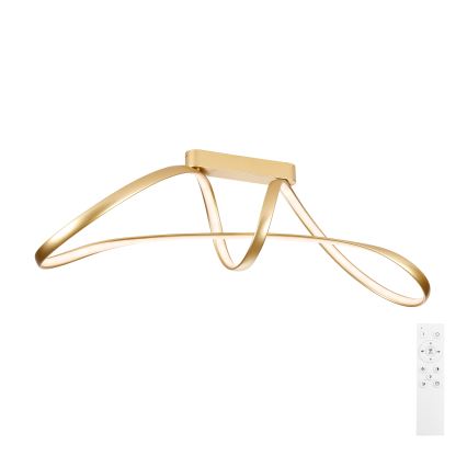 Brilagi - LED (prigušiva) plafonski luster TWISTER LED/60W/230V 3000-6000K zlatni + daljinski upravljač