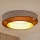 Brilagi - LED prigušiva plafonska svetiljka VEGAS SHINE LED/24W/230V, prečnik 60 cm, 3000/4000/6500K, braon, sa daljinskim upravljačem