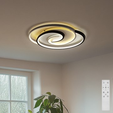 Brilagi - LED prigušiva plafonska svetiljka VELO XL LED/83W/230V 3000-6500K 46,7x59,5 cm + daljinski upravljač