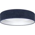 Brilagi - LED prigušiva plafonska svetiljka VELVET SMART VARI LED/36W/230V 3000-6500K prečnik 55 cm plava + daljinski upravljač