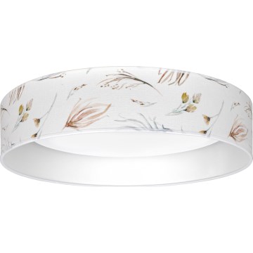 Brilagi - LED prigušiva plafonska svetiljka VELVET SMARTIX STARS LED/24W/230V 3000-6000K prečnik 45 cm bela/cvetni motiv Wi-Fi Tuya Beacon + daljinski upravljač