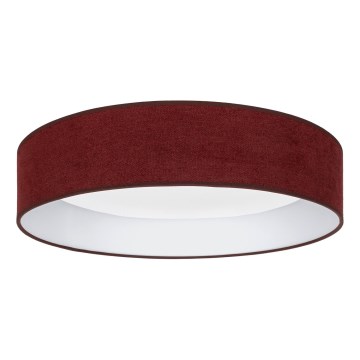 Brilagi - LED prigušiva plafonska svetiljka VELVET SMARTIX STARS LED/24W/230V 3000-6000K prečnik 45 cm vinsko crvena Wi-Fi Tuya Beacon + daljinski upravljač