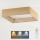 Brilagi - LED prigušiva plafonska svetiljka VELVET SQUARE LED/24W/230V 43x43 cm 3000/4000/6500K + sa daljinskim upravljačem braon