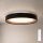 Brilagi - LED prigušiva plafonska svetiljka WALDO LED/48W/230V 3000-6500K prečnik 40 cm crna/zlatna + daljinski upravljač