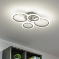 Brilagi - LED prigušiva plafonski luster ORBITS LED/50W/230V 3000-6500K crna + daljinski upravljač