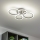 Brilagi - LED prigušiva plafonski luster ORBITS LED/50W/230V 3000-6500K crna + daljinski upravljač