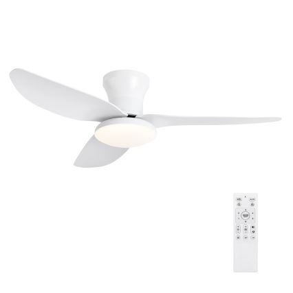 Brilagi - LED prigušiva stropni ventilator LED/30W/230V 3000-6500K bela + daljinski upravljač