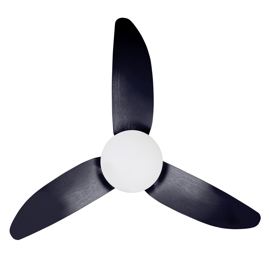 Brilagi - LED prigušiva plafonski ventilator LED/30W/230V 3000-6500K crna + daljinski upravljač