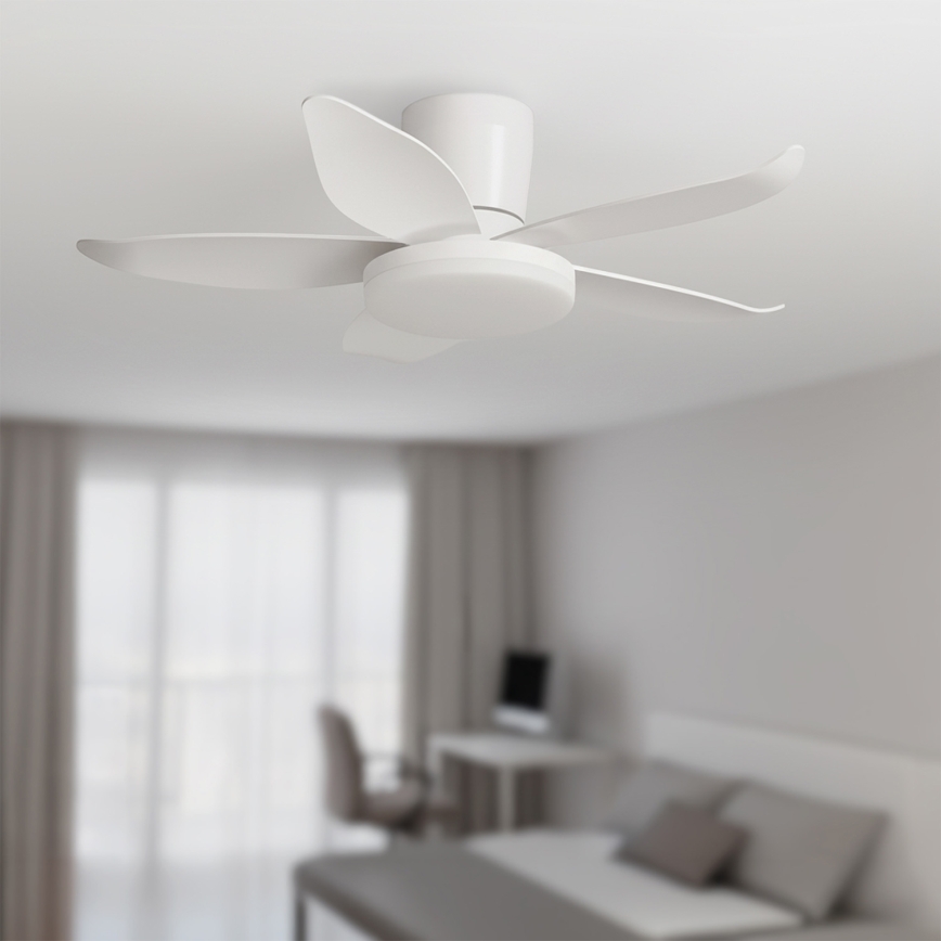 Brilagi - LED prigušiva stropni ventilator LED/32W/230V 3000-6500K prečnik 95 cm bela + daljinski upravljač