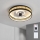 Brilagi - LED prigušiva plafonski ventilator LED/34W/230V 3000-6500K Ø 50 cm crna/zlatna + daljinski upravljač