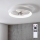 Brilagi - LED prigušiva plafonski ventilator LED/34W/230V Ø 50 cm, beo + daljinski upravljač