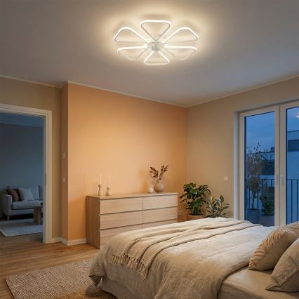 Brilagi - LED stropni ventilator sa prigušiva, LED/38W/230V, prečnik 76 cm, beo + daljinski upravljač
