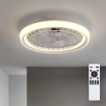 BRILAGI - LED prigušiva plafonski ventilator LED/40W/230V 3000-6500K prečnika 48 cm beli + daljinski upravljač