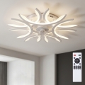 Brilagi - LED prigušiva plafonski ventilator LED/70W/230V Ø 76 cm bela + daljinski upravljač
