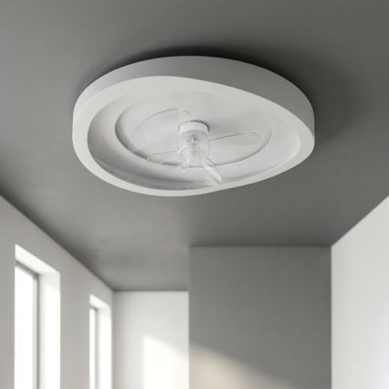 Brilagi - LED prigušiva stropni ventilator LED/80W/230V 3000-6500K prečnik 50 cm bela + daljinski upravljač