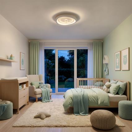 Brilagi - LED prigušiva stropni ventilator LED/80W/230V 3000-6500K prečnik 50 cm bela + daljinski upravljač