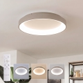 BRILAGI - LED prigušiva plafonsko svetlo FALCON II LED/99W/230V 3000-6500K prečnik 60 cm bela/bež + daljinski upravljač
