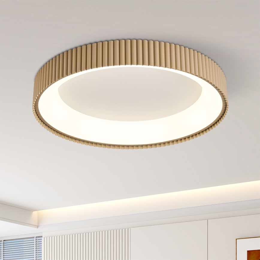 Brilagi - LED prigušiva plafonska lampa FALCON MODERN LED/54W/230V 3000-6500K 60 cm bež + daljinski upravljač