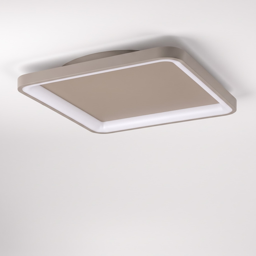 BRILAGI - LED prigušiva plafonska svetiljka FALCON SLIM LED/50W/230V 3000-6500K 50x50 cm bež + daljinski upravljač