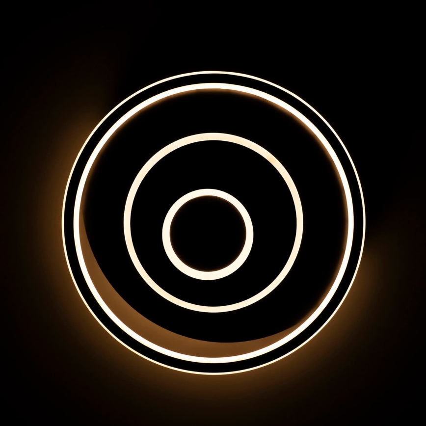 BRILAGI - LED prigušiva plafonska svetiljka IRIS LED/83W/230V 3000-6000K 46x50 cm crna + daljinski upravljač