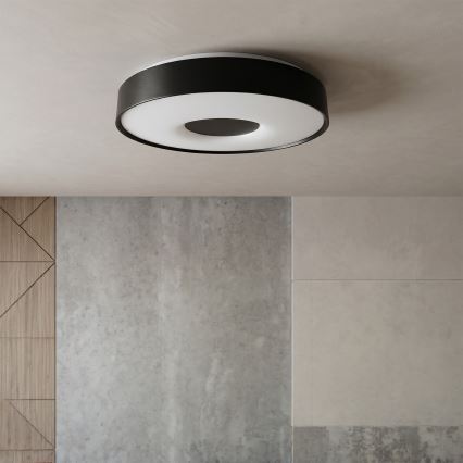 Brilagi - LED prigušiva stropna lampa JAMIS LED/48W/230V 3000-6500K prečnik 39 cm crna + daljinski upravljač