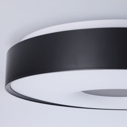 Brilagi - LED prigušiva stropna lampa JAMIS LED/48W/230V 3000-6500K prečnik 39 cm crna + daljinski upravljač