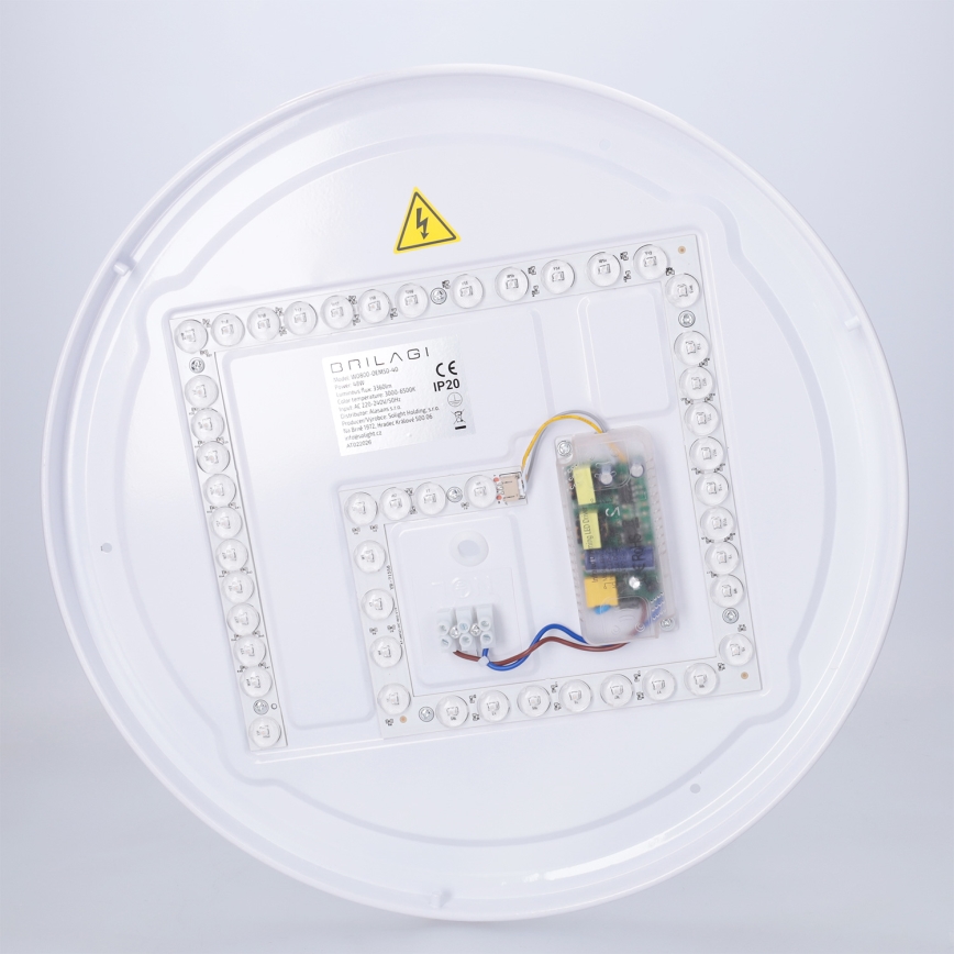 Brilagi - LED prigušiva stropna lampa JAMIS LED/48W/230V 3000-6500K prečnik 39 cm crna + daljinski upravljač