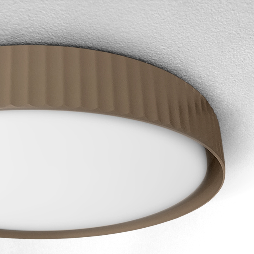 Brilagi - LED prigušiva plafonska svetiljka LUCIA LED/48W/230V 3000-6500K prečnik 41 cm braon + daljinski upravljač