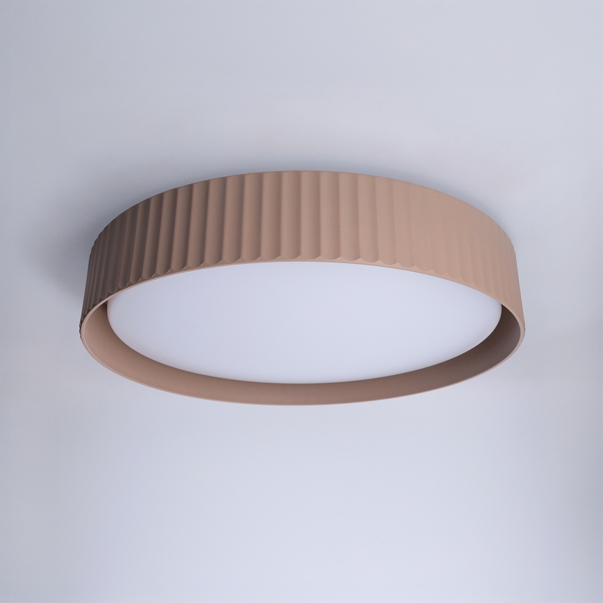 Brilagi - LED prigušiva plafonska svetiljka LUCIA LED/48W/230V 3000-6500K prečnik 41 cm braon + daljinski upravljač