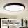 Brilagi - LED prigušiva plafonsko svetlo POOL SMART LED/128W/230V 3000-6000K prečnika 100 cm Wi-Fi Tuya crna + daljinski upravljač