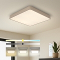 BRILAGI - LED prigušiva plafonsko svetlo POOL SQUARE LED/36W/230V 3000-6000K 40x40 cm bež + daljinski upravljač