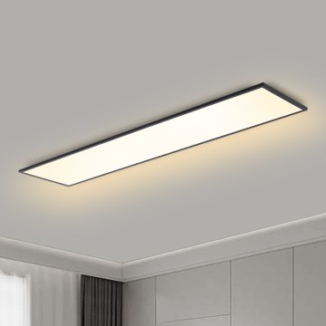 Brilagi - LED prigušiva plafonsko svetlo SLIMFRAME LED/58W/230V 120x30 cm 3000-6000K crna + daljinski upravljač