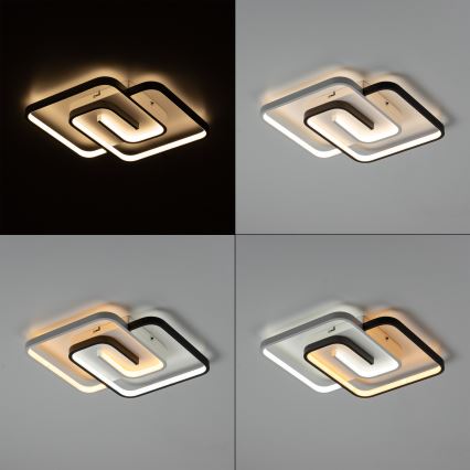 Brilagi - LED prigušiva stropna svetiljka VELO LED/64W/230V 48x48 cm 3000-6500K + daljinski upravljač