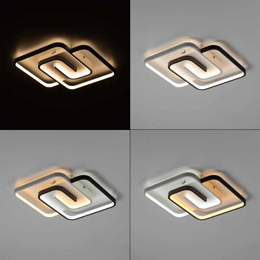 Brilagi - LED prigušiva stropna svetiljka VELO LED/64W/230V 48x48 cm 3000-6500K + daljinski upravljač