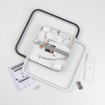 Brilagi - LED prigušiva stropna svetiljka VELO LED/64W/230V 48x48 cm 3000-6500K + daljinski upravljač