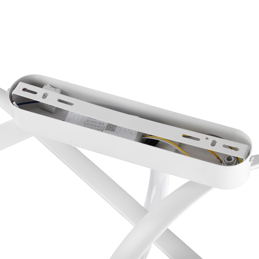 Brilagi - LED prigušiva prislonjena plafonska svetiljka TWISTER LED/60W/230V 3000-6000K bela + daljinski upravljač