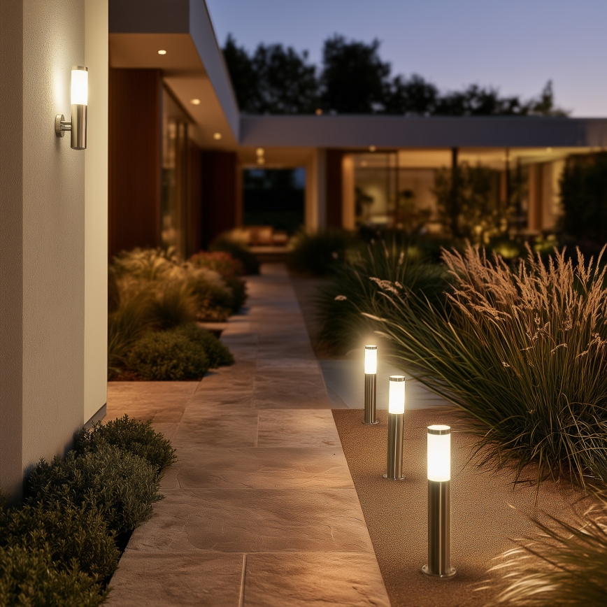 BRILAGI - LED prigušiva spoljna lampa ELIA 1xE27/6W/230V 2700-6500K IP44 Wi-Fi 50 cm matni hrom