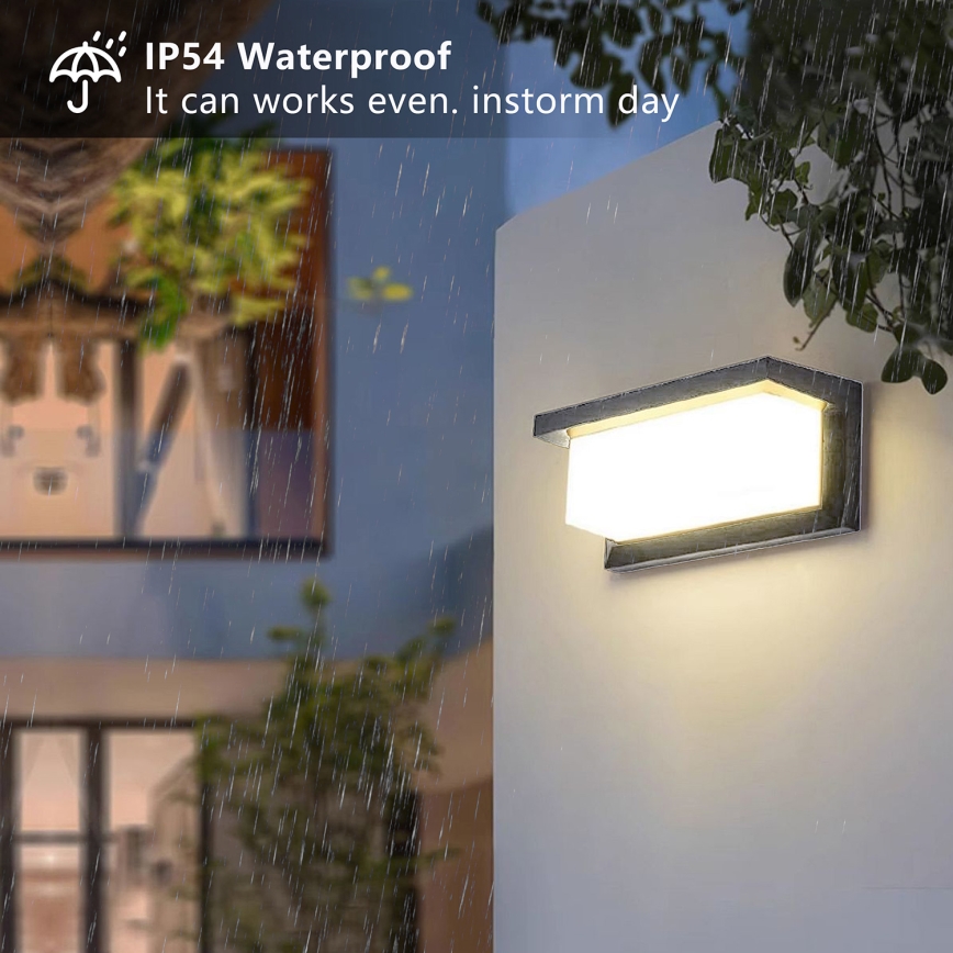 Brilagi - LED prigušiva spoljašnje zidno svetlo BRICKY 1xE27/6W/230V 2700-6500K IP54 antracit