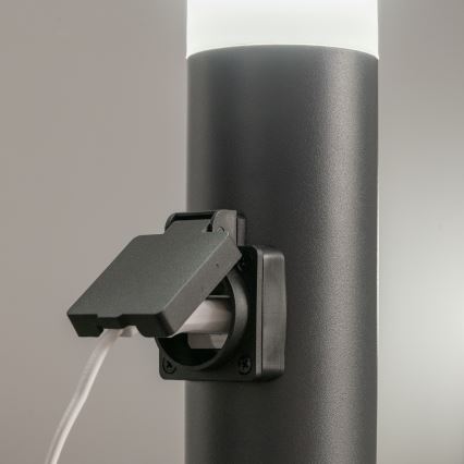 BRILAGI - LED prigušiva spoljna lampa sa utičnicom ELIA 1xE27/6W/230V 2700-6500K IP44 Wi-Fi 50 cm antracit
