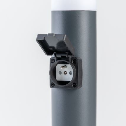 BRILAGI - LED prigušiva spoljna lampa sa utičnicom ELIA 1xE27/6W/230V 2700-6500K IP44 Wi-Fi 50 cm antracit