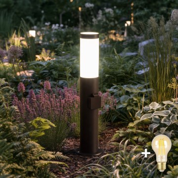 BRILAGI - LED prigušiva spoljna lampa sa utičnicom ELIA 1xE27/6W/230V 2700-6500K IP44 Wi-Fi 50 cm antracit