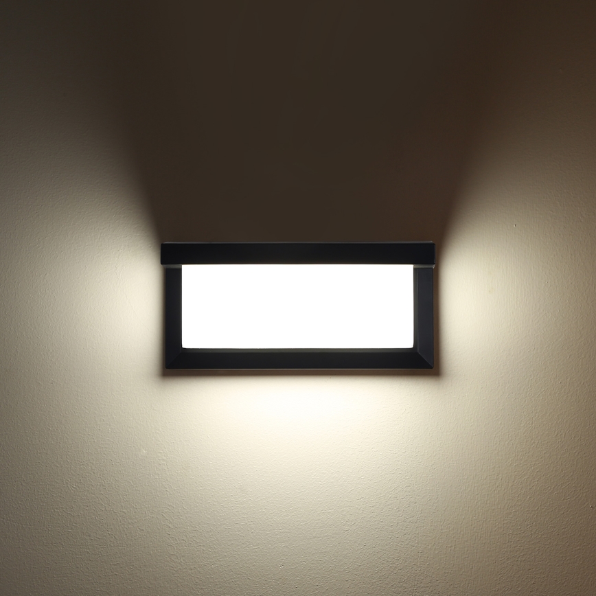 Brilagi - LED prigušiva spoljna zidna svetiljka BRICKY 1xE27/6W/230V 2700-6500K IP54 crna