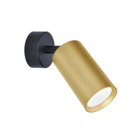 Brilagi - LED RGBW prigušiva spot svetiljka SELE GOLDEN 1xGU10/4,8W/230V 3000K crna/zlatna + daljinski upravljač