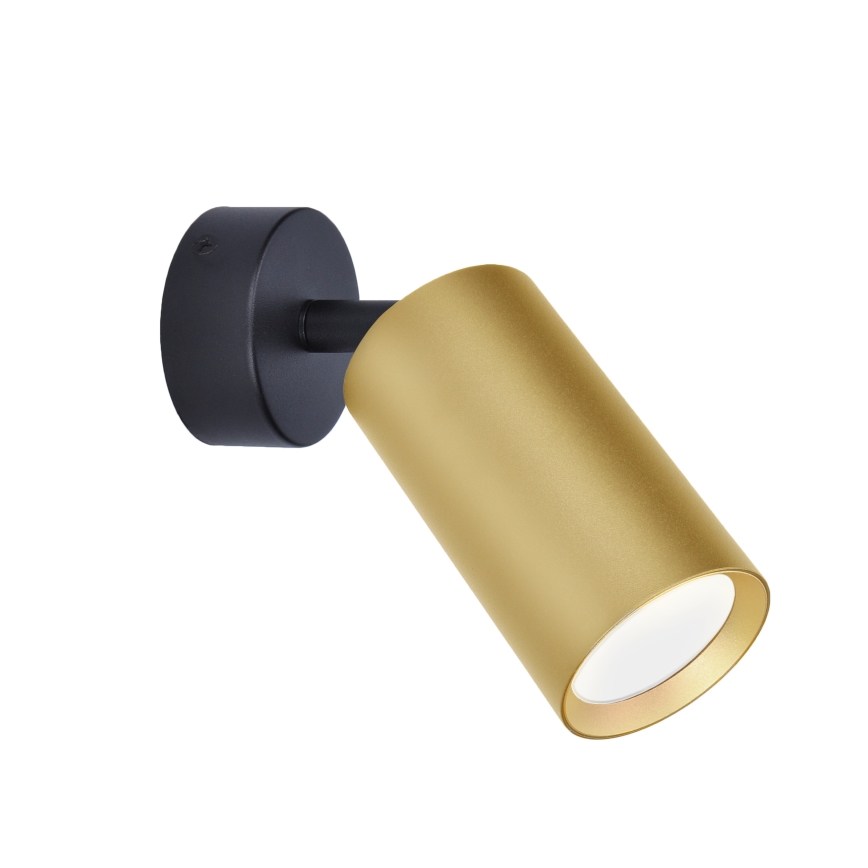 Brilagi - LED RGBW prigušiva spot svetiljka SELE GOLDEN 1xGU10/4,8W/230V 3000K crna/zlatna + daljinski upravljač