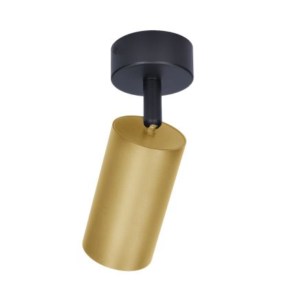 Brilagi - LED RGBW prigušiva spot svetiljka SELE GOLDEN 1xGU10/6W/230V 3000K crna/zlatna + daljinski upravljač